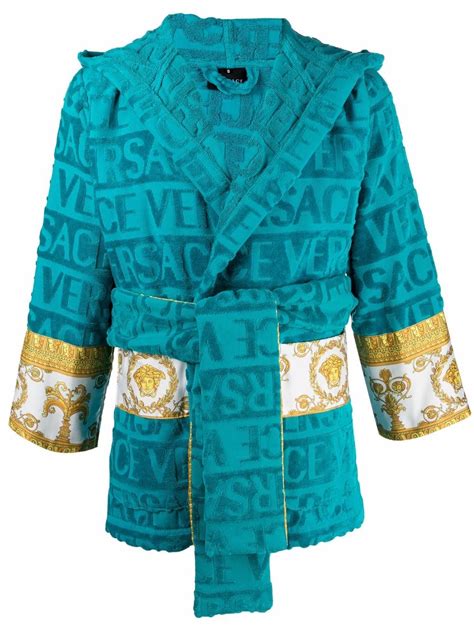 farfetch versace robes